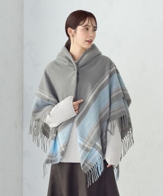 GARCONS SHIRT　ポンチョ ストール GARCONS SHIRTポンチョ ストール