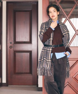 カラーチェックストール（9570MM06） | MONO COMME CA (Women