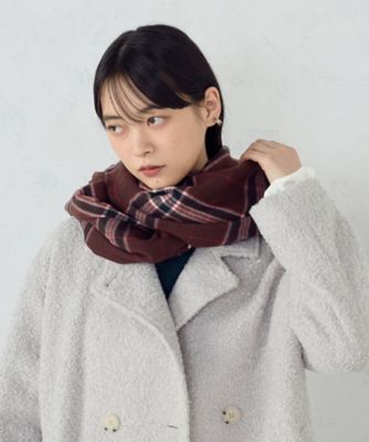 チェックインマイル カラーチェックストール（9570MM06） | MONO COMME CA (Women
