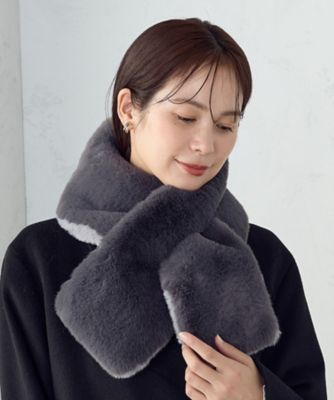 リバーシブル】フェイクファーティペット（9570MM09） | MONO