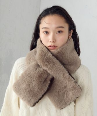 リバーシブル】フェイクファーティペット（9570MM09） | MONO