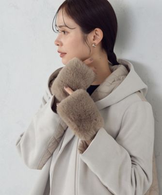 フェイクファーグローブ（9570MM11） | MONO COMME CA (Women