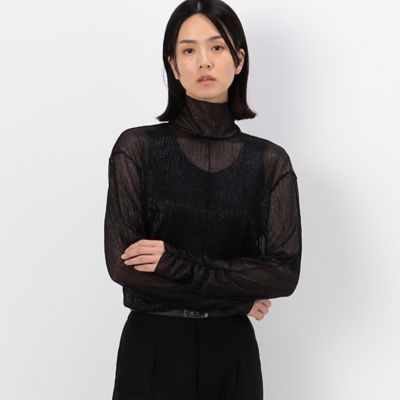 ＜COMME CA Sサイズ (Women/小さいサイズ)＞〔Ｓサイズ〕ラメジャージー　スキンＴシャツ（９６０１ＥＡ０８）