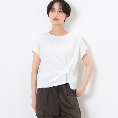 ＜COMME CA Sサイズ (Women/小さいサイズ)＞〔　Ｓサイズ　〕　コットン強撚ポンチ　デザインタックシャツ（９６０１ＥＣ０３）