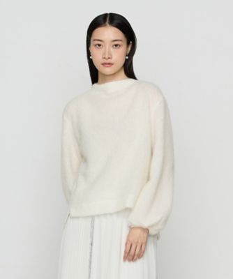 ＜COMME CA Sサイズ (Women/小さいサイズ)＞〔　Ｓサイズ　〕　アルパカ混ジャージー　ボトルネックプルオーバー（９６０１ＥＩ０６）