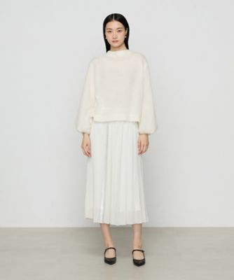 〔 Sサイズ 〕 アルパカ混ジャージー ボトルネックプルオーバー COMME CA｜[ Sサイズ ] アルパカ混ジャージー ボトルネックプル