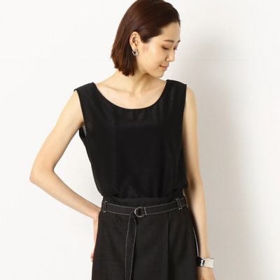 ＜COMME CA Sサイズ (Women/小さいサイズ)＞〔Ｓサイズ〕【洗える】ラメストレッチタンクトップ（９６０１ＥＹ１３）