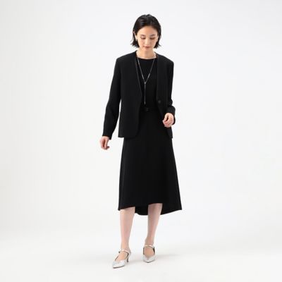 〔　Ｓサイズ　〕　【セットアップ対応】トリアセテートポリエステルダブルクロス　ノーカラージャケット（９６０２ＪＧ０１）