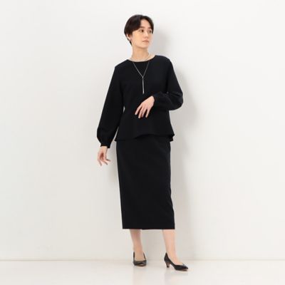 ＜COMME CA Sサイズ (Women/小さいサイズ)＞〔　Ｓサイズ　〕　ダブルジョーゼット　セットアップドレス（９６０２ＯＣ０１）