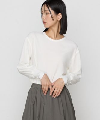 〔　Ｓサイズ　〕　ストレッチバックサテン梨地　ラウンドネックプルオーバー（９６０４ＨＩ０４）