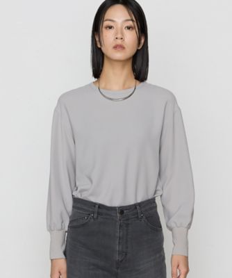 〔　Ｓサイズ　〕　ストレッチバックサテン梨地　ラウンドネックプルオーバー（９６０４ＨＩ０４）