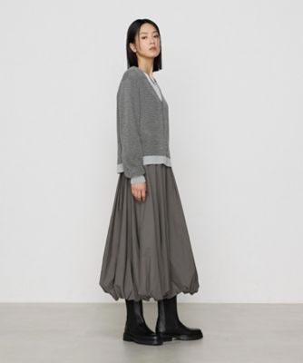 Sサイズ 〕 エアリータフタ バルーンスカート（9606FI03