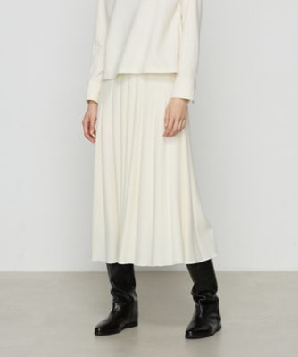 COMME CA Sサイズ (Women/小さいサイズ)/コムサ エスサイズ 〔　Ｓサイズ　〕　ウールスムースジャージー　シガレットプリーツスカート（９６０７ＦＫ０２）