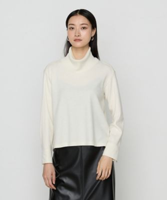 ＜COMME CA Sサイズ (Women/小さいサイズ)＞〔　Ｓサイズ　〕　【２ＷＡＹ】ウールスムースジャージー　リブ付きプルオーバー（９６０７ＨＫ０３）