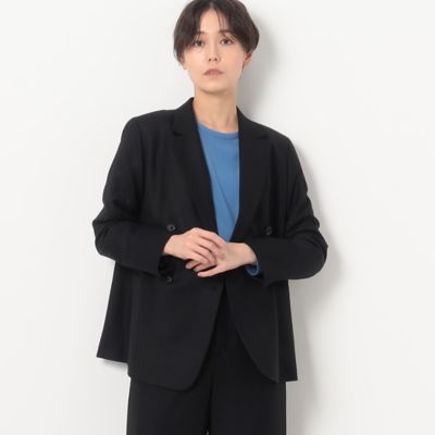 〔　Ｓサイズ　〕　【セットアップ対応】２ＷＡＹストレッチフラノ　ダブルブレストジャケット（９６１０ＪＥ０２）