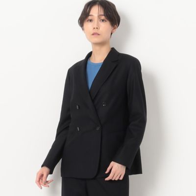〔　Ｓサイズ　〕　【セットアップ対応】２ＷＡＹストレッチフラノ　ダブルブレストジャケット（９６１０ＪＥ０２）