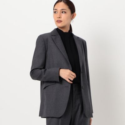 ＜COMME CA Sサイズ (Women/小さいサイズ)＞〔Ｓサイズ〕【セットアップ対応】フラノ　テーラードジャケット（９６１１ＪＡ０３）