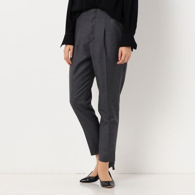 ＜COMME CA Sサイズ (Women/小さいサイズ)＞〔Ｓサイズ〕【セットアップ対応】フラノ　ハイウエスト　シガレットパンツ（９６１１ＰＡ０４）
