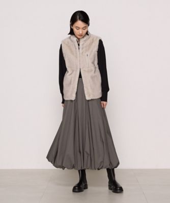 Sサイズ 〕 フェイクファー ジレ（9613VI05） | COMME CA S