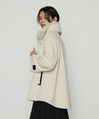 Sサイズ 〕 アンゴラウール ・Aラインショートコート