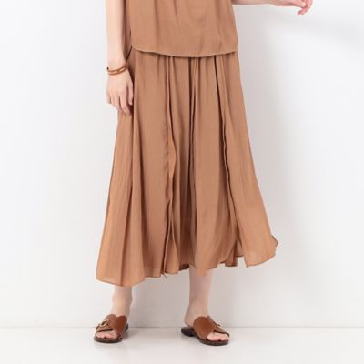 ＜COMME CA Sサイズ (Women/小さいサイズ)＞〔　Ｓサイズ　〕　【セットアップ対応】スプリットジョーゼット　アシンメトリースカート（９６２２ＦＣ０６）