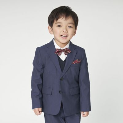 ＜COMME CA ISM (Baby&Kids)＞マイクロチェック柄　ジャケット（１１０－１３０ｃｍ）（９８０３ＧＹ１５）