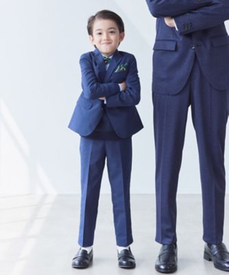 COMME CA ISM (Baby & Kids)/コムサイズム (ベビー & キッズ) マイクロチェック スーツ (140-160cm)(9803SM06) ネービーブルー 衣料品【三越伊勢丹/公式】