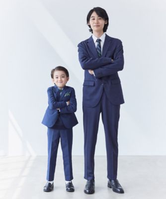 マイクロチェック スーツ （140－160cm）（9803SM06