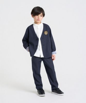 雑誌掲載商品】ノーカラージャケットセットアップスーツ（110