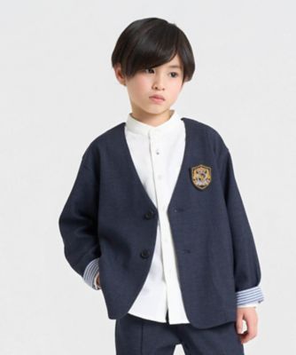 雑誌掲載商品】ノーカラージャケットセットアップスーツ（110