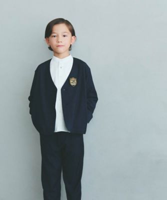 雑誌掲載商品】ノーカラージャケットセットアップスーツ（140