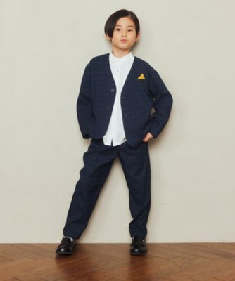 ノーカラージャケットセットアップスーツ（110cm－130cm