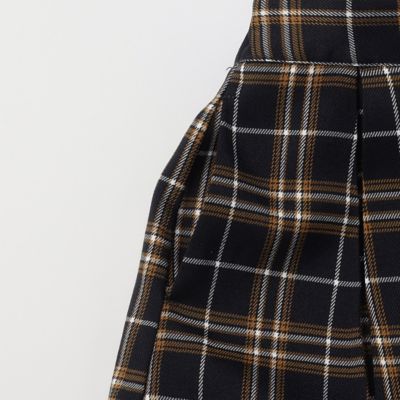 サスペンダー付き チェックスカート（100－130cm