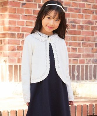 ＜COMME CA ISM (Baby&Kids)＞ニットボレロ（１１０－１３０ｃｍ）（９８０９ＫＫ０５）