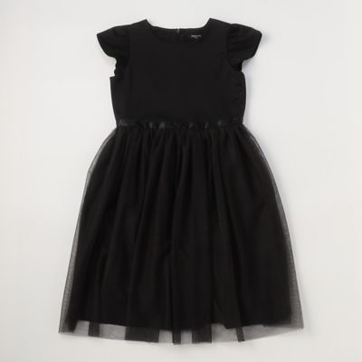＜COMME CA ISM (Baby&Kids)＞ポンチ×チュール　ワンピース（１４０－１６０ｃｍ）（９８０９ＯＧ０４）