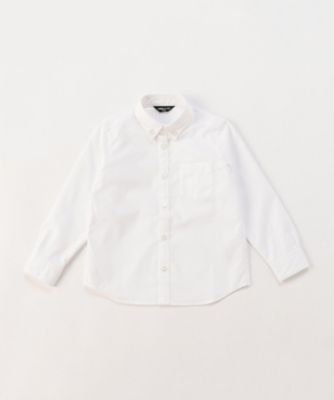 ＜COMME CA ISM (Baby&Kids)＞イージーケア　ピンポイントオックスフォード　長袖　シャツ（１００－１３０ｃｍ）（９８１０ＨＭ０１）