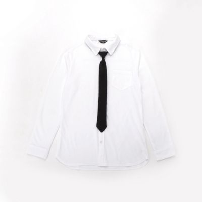 ＜COMME CA ISM (Baby&Kids)＞ネクタイ付き　長袖シャツ（１４０－１６０ｃｍ）（９８１６ＣＣ１２）