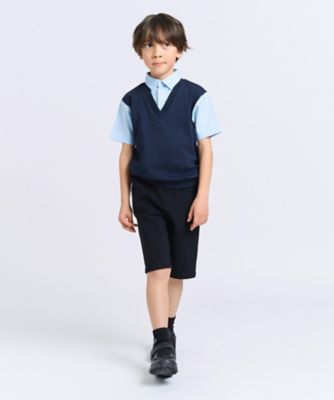 フェイクレイヤード 半袖シャツ（100－130cm