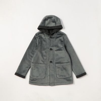 ＜COMME CA ISM (Baby&Kids)＞ジャージーフェイクムートンコート（Ｍ１４０～１５０・Ｌ１５０～１６０）（９８２５ＭＡ０４）