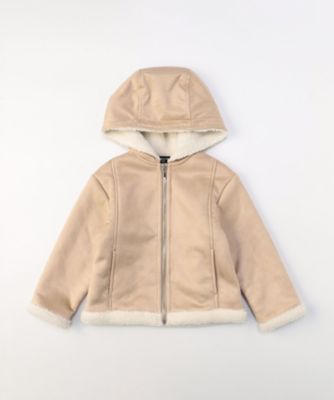 ＜COMME CA ISM (Baby&Kids)＞フェイクムートン　ブルゾン（９８２５ＭＥ０５）