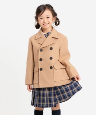 ＜COMME CA ISM (Baby&Kids)＞ウールライク　Ｐコート（１２０・１３０ｃｍ）（９８２６ＷＭ０３）