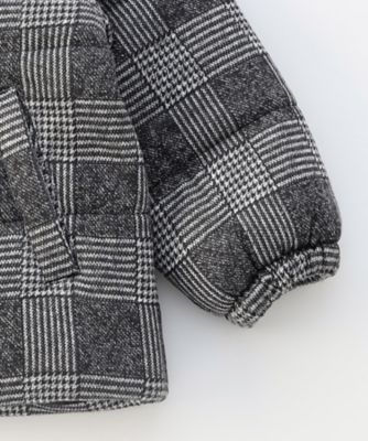 グレンチェックプリント 中綿ブルゾン（9828MM03） | COMME CA