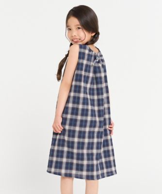 くしゅっとチェック 2wayワンピース（9835OK13