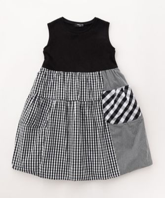 ＜COMME CA ISM (Baby&Kids)＞ギンガムチェック　バルーンワンピース（９８３５ＯＯ３１）