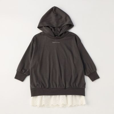 ＜COMME CA ISM (Baby&Kids)＞長袖パーカワンピース（９８３７ＯＡ０３）