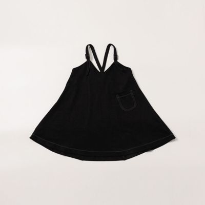 ＜COMME CA ISM (Baby&Kids)＞ジャージーデニム　ジャンパードレス（９８３７ＯＡ０５）