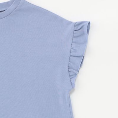 【セットアイテム】ワンピース＆Ｔシャツ（ネイビー×サックス）（９８３７ＯＥ０５）
