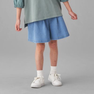 ＜COMME CA ISM (Baby&Kids)＞デニム　キュロットスカート（９８４０ＦＧ０３）