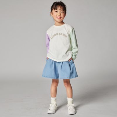 COMME des GARÇONS 数字総柄 キュロットスカート パンツ デニム キュロットスカート（9840FG03） | COMME CA ISM