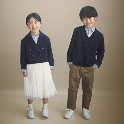 ストレッチポンチ ダブルブレスト ショートジャケット